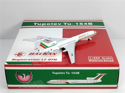 1:400 Phoenix BALHAN Tupolev TU-154B Airplane Diecast Aircraft Plane Model