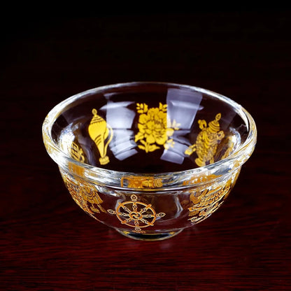 1pcs Auspicious Water Bowl Tibetan Buddhism Cup of Water Buddha Supply Bowl