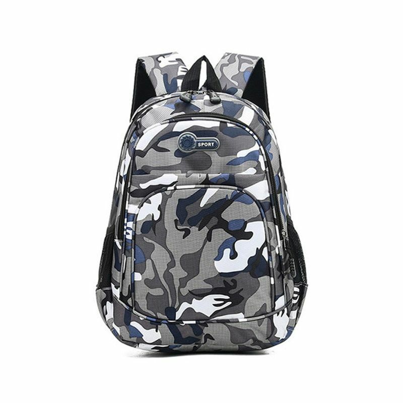 School Bags 2 Sizes Camouflage Waterproof Girl Boy Orthopedic Backpack Kids Book
