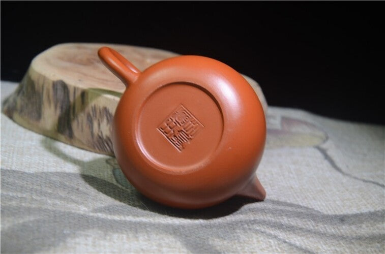 90ml Zisha Teapot Tea Pot Chaozhou Zisha Zhu Clay Pot Marked Pear Shaped Rare