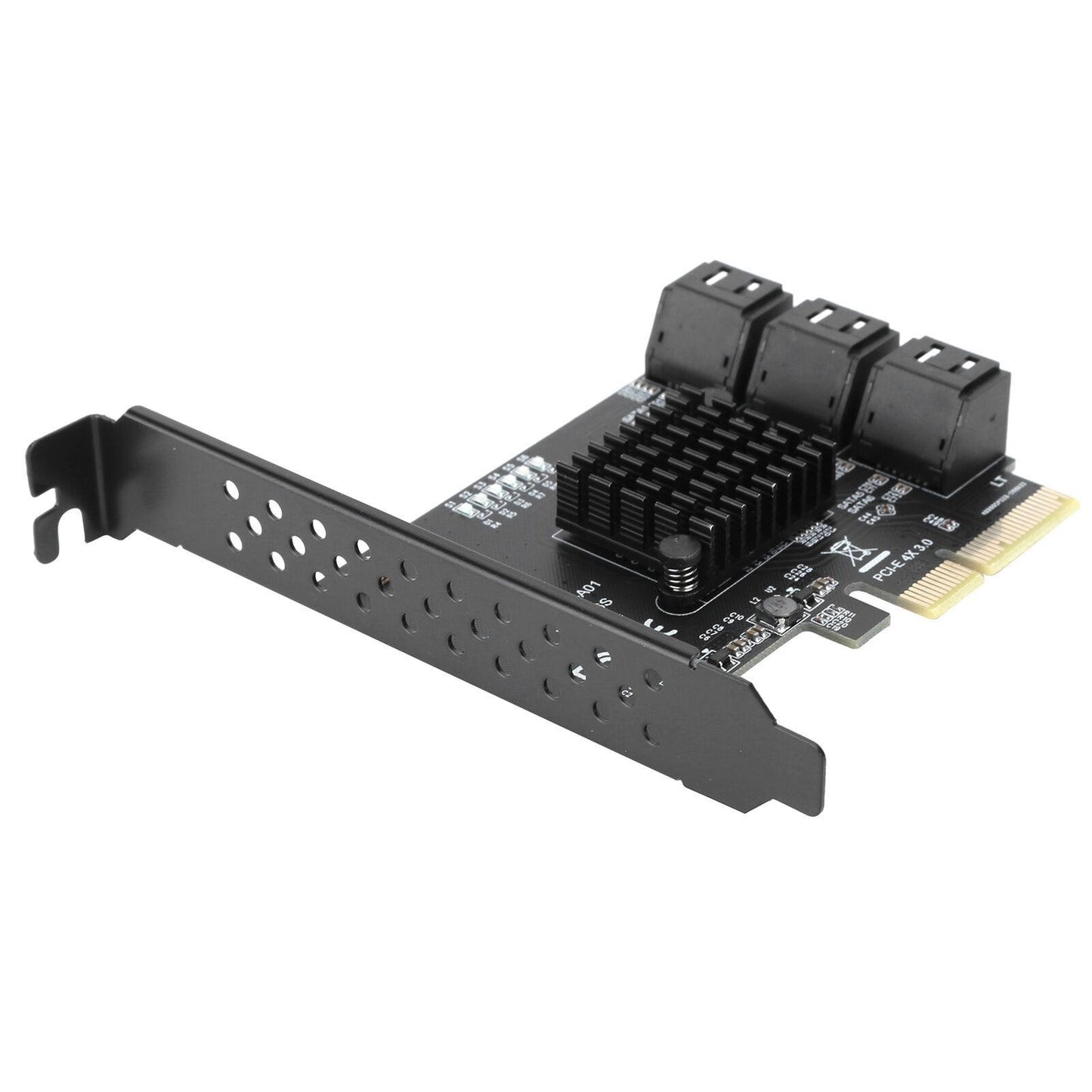 PCI-E Express to 6 Ports SATA 3.0 Controller Expansion Card Adapter 6Gbps for PC