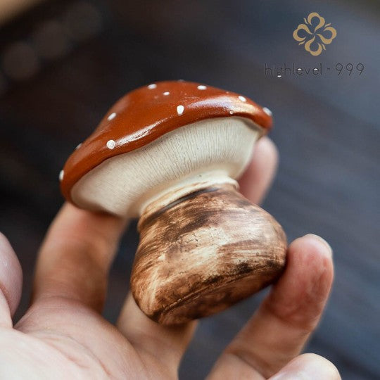 Purple Clay Tea Pet Simulated Mushroom Tea Accessories from YiXing