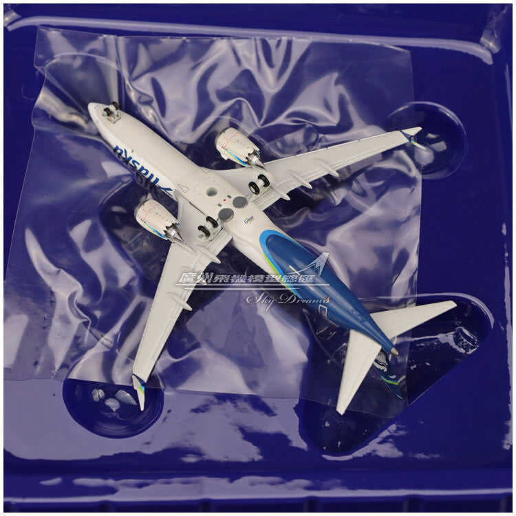 1:400 GeminiJets Alaska BOEING 737 MAX 8 Passenger Plane Diecast Aircraft Model