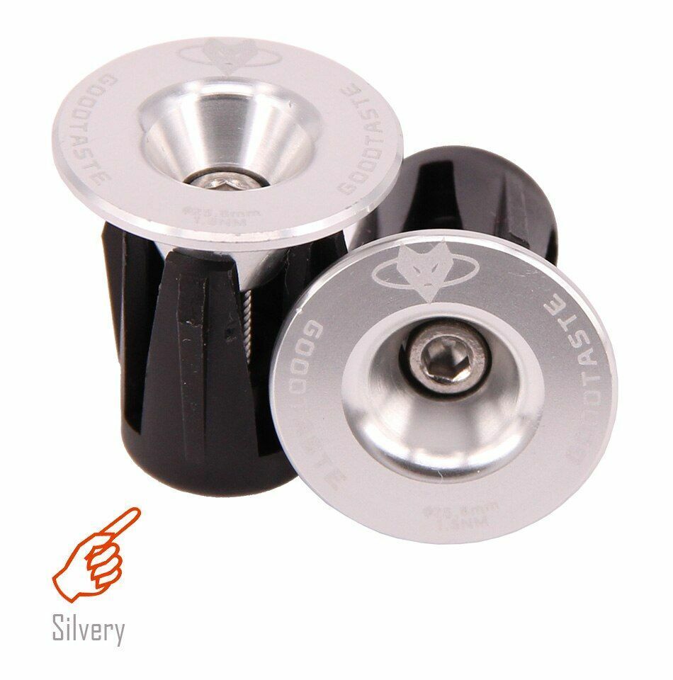 Handlebar Cap Road Mountain Bike Bicycle End Plugs Inflated Aluminum Alloy Lock