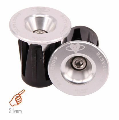Handlebar Cap Road Mountain Bike Bicycle End Plugs Inflated Aluminum Alloy Lock