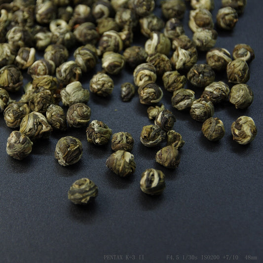 China Phoenix JASMINE Flower Dragon Loose Leaf Green Tea Balls,LONG ZHU 5 lbs