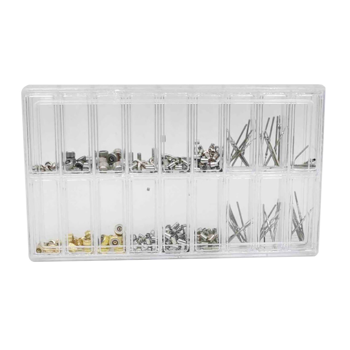 3-5mm Assorted Watch Crown Head + Winding Stem+Tube for 2035 2836 8200 7009 8205