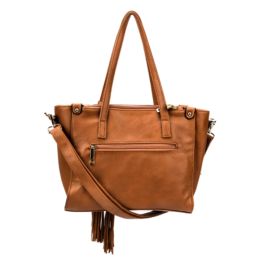 Celela Women Tote Work Bags With 3 Zippers Compartments Satchel Handbag Purse