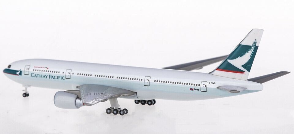 1:500 Hogan CATHAY PACIFIC BOEING 777-200 Passenger Airplane Diecast Plane Model