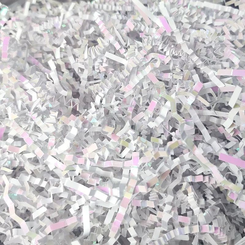Paper Gift Box Filler Materials Glitter Metal Foils Decor Confetti Shredded 100g