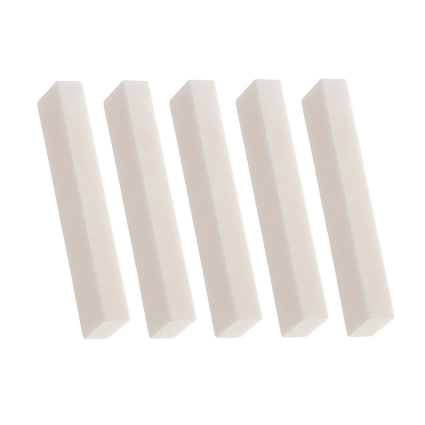 5Pcs Guitar Bone Nut Blank 2.04*0.39*0.23' Ukulele Luthier Saddle Bass Builder