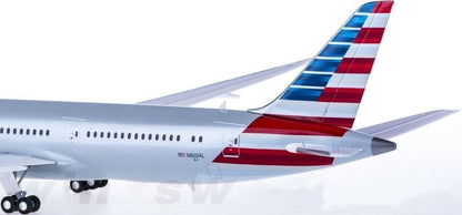 1:200 32CM Herpa American BOEING 787-9 Passenger Airplane ABS Plastic Model