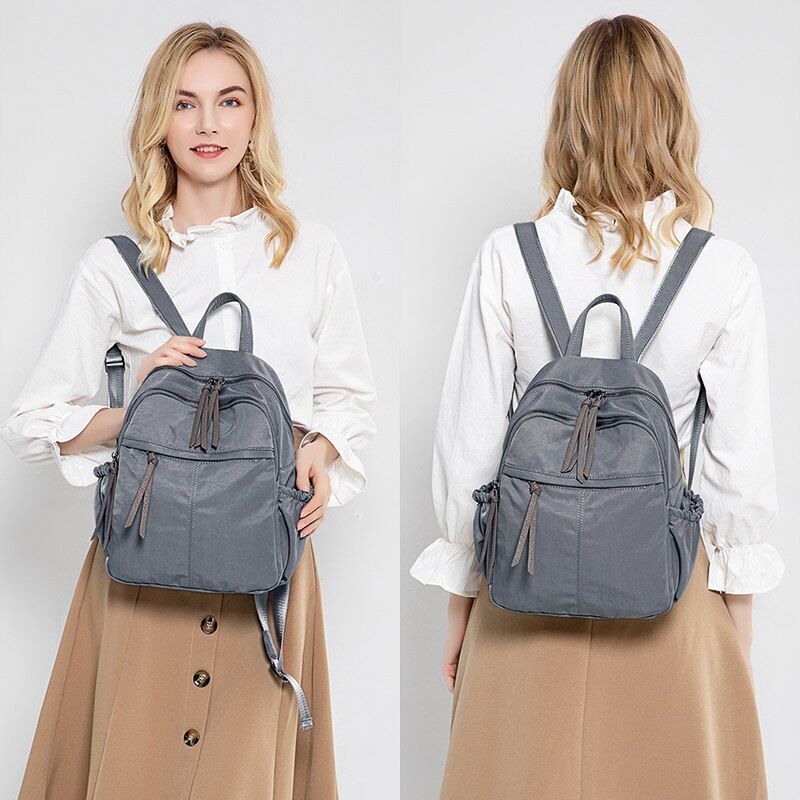 Small Backpacks School 25*13*31CM Shoulder Bags Waterproof Oxford Cloth Rucksack