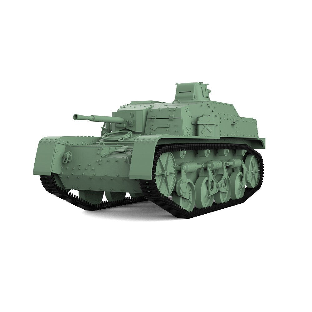 SSMODEL 1/72 25mm Military Model Kit France Renault 1935(ZT-3) Tank Destroyer