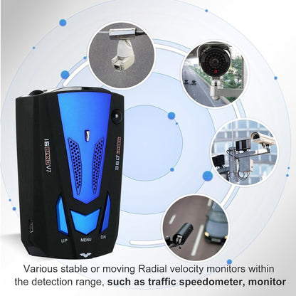 360 Degree Car 16 Band V7 GPS Speed Safety Radar Detector Voice Alert Laser Lot
