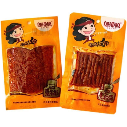 邬辣妈qq素牛排豆制品辣条零食 Wu Spicy Ma Qq Vegetarian Steak Bean Products Spicy Snacks
