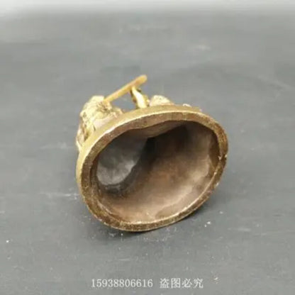 Exquisite Brass Zhong Kui Home Tabletop Decoration Retro Collection Gift