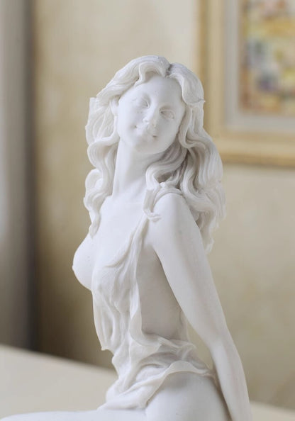 12" Beauty Girl Statue Godness Art Model Decor Artwork Home Table Collection