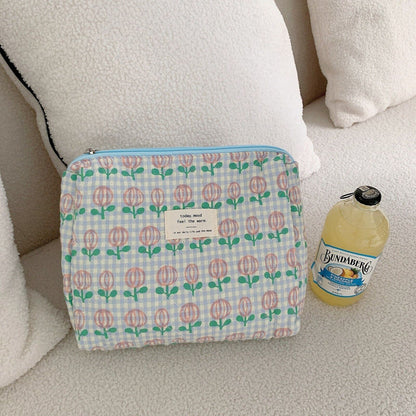 Cosmetic Makeup Bag Handbags Organizers Purse Storage Pouch 18*7*27CM Polyester