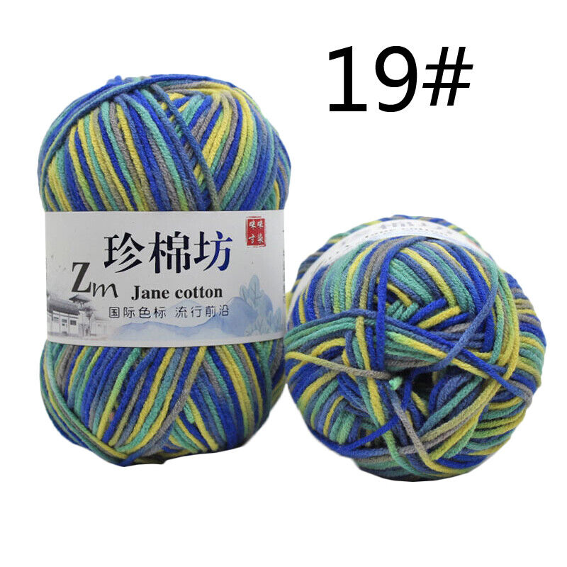 Hot Sale 50g Soft Crochet Yarn DIY Hand Milk Baby Cotton Knitting Wool Yarn