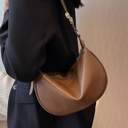 Retro Bag Shoulder Bag Texture Messenger Synthetic Leather Waterproof Purse 1PC