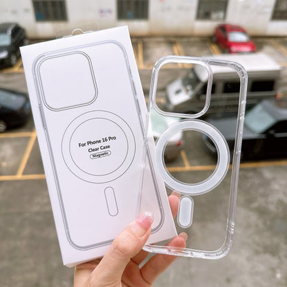 For iPhone 17 Pro Max Case Transparent TPU PC Shockproof Clear Mobile Phone Case