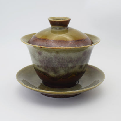 Teaset Ceramic Gaiwan Jingdezhen Craft Porcelain Tureen Covered Bowl Saucer Gift