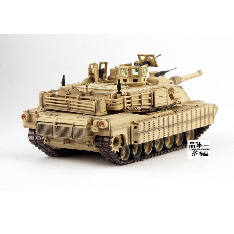 Panzerkampf 1/72 US M1A2 TUSK1 M1 Main Battle Tank Model Sand