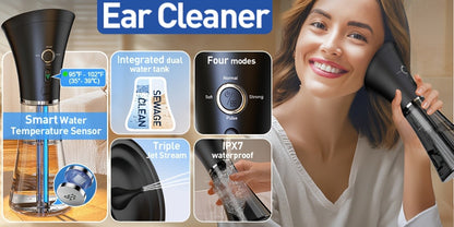 Electric Ear Wax Removal, Retractable Water Ear Wax Cleaner, Effective Ear Clean