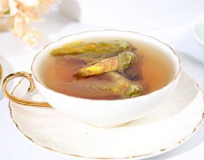 GuangXi Shu kui hua dried yellow okra flowers Hibiscus esculentus flos for tea
