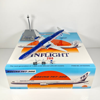 1:200 InFlight Boeing 757-300 N757X Passenger Airplane Diecast Plane Model