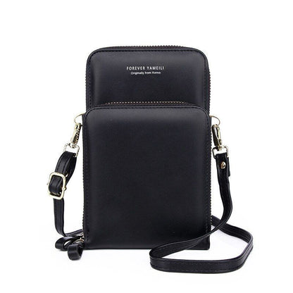 Crossbody Shoulder Bag Small Cellphone Purse Card Holder Wallet Polyester Pouch