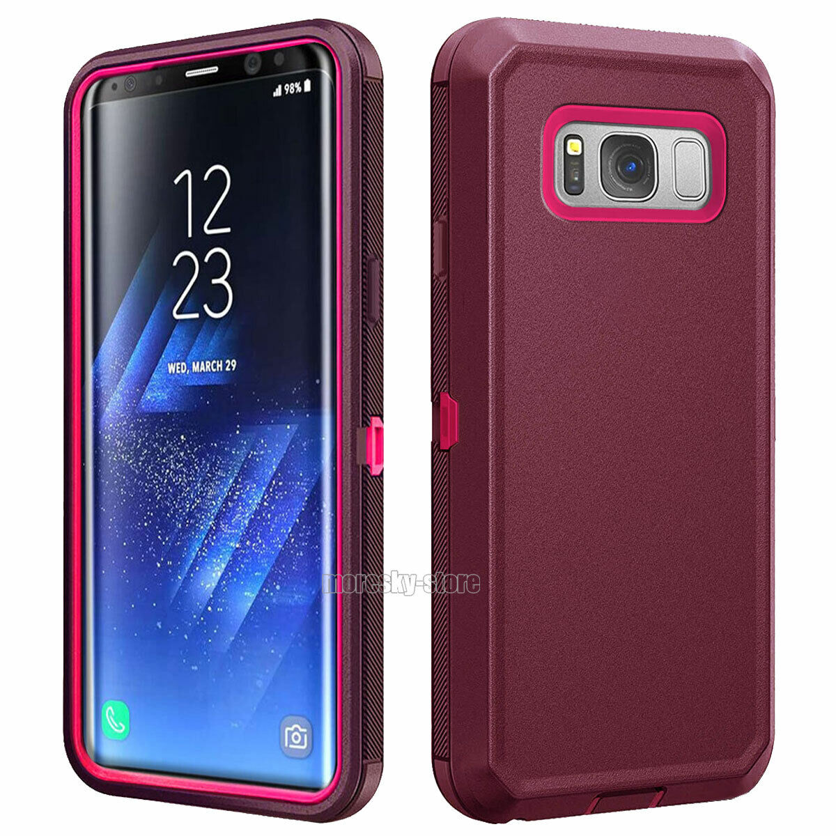 For Samsung Galaxy S8/S8 Plus Protective 3in1 Rugged Heavy Duty Case Cover