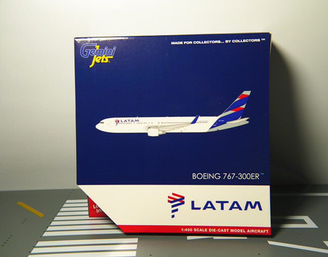 GeminiJets LATAM for BOEING B767-300ER CC-CWV 1/400 DIECAST plane Pre-builded