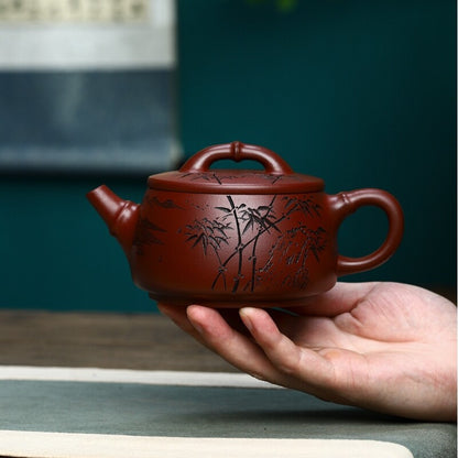 Full Handmade Tea Pot With 19 Infuser Holes Certificate Paper Master Pot Zisha