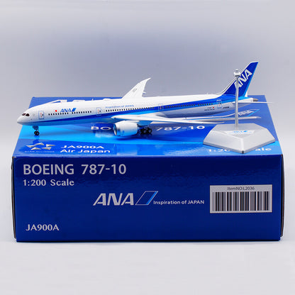 1:200 SQ Wings ANA Boeing 787-10 JA900A Passenger Airplane Diecast Model