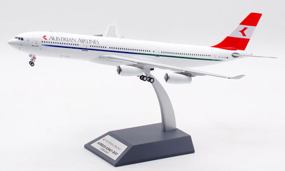 Inflight Austrian Airlines For Airbus A340-300 OE-LAK 1/200 DIECAST Plane Model