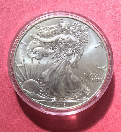 2016 American Silver Eagle ASE Coin 1oz Fine Silver BU GEM Money $1 Dollar美国鹰洋银币