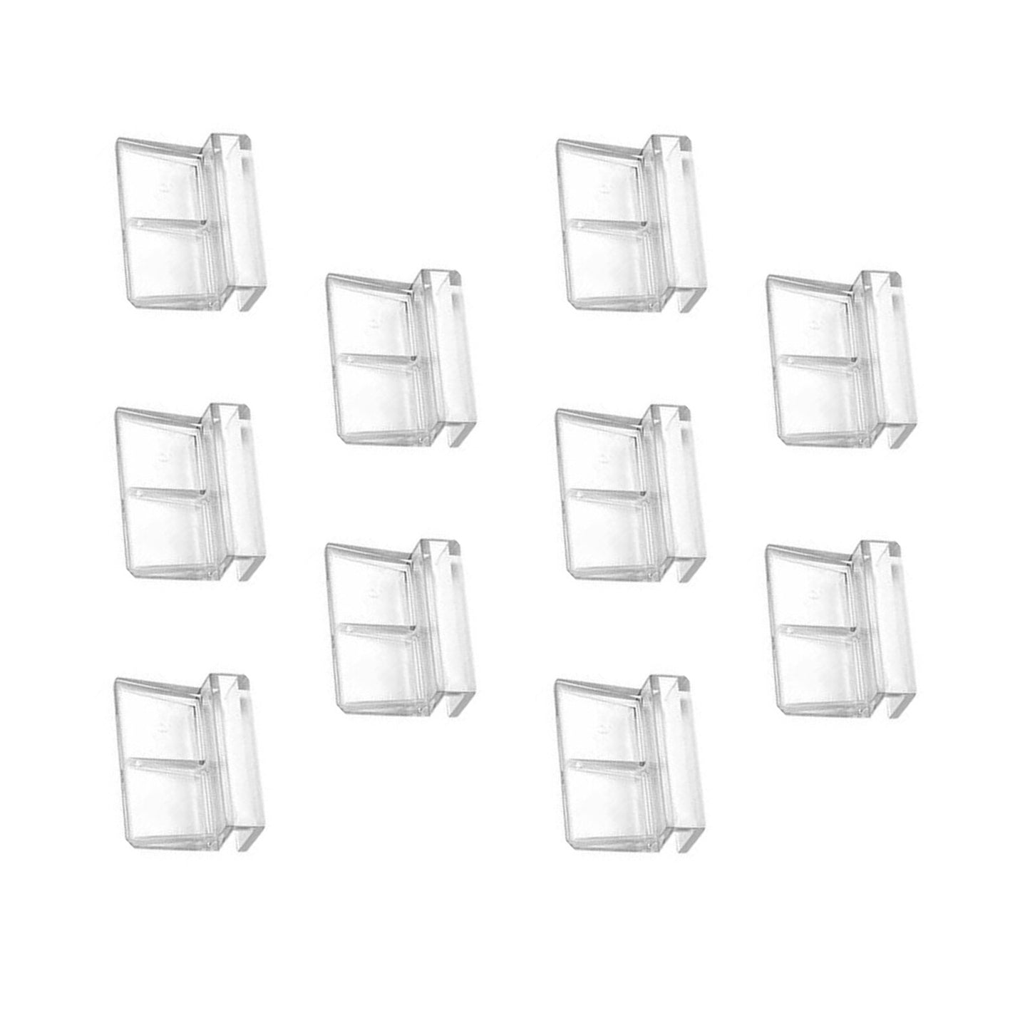 10PCS Acrylic Aquarium Glass Cover Bracket Holder For Rimless Aquarium Fish Tank