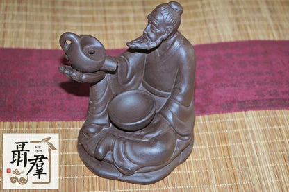 Chinese tea pet (souvenir) - Lu Yu (incense burner with incense set)