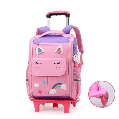 School Wheeled Backpack Girls School Bags School Backpack Wheeled Backpack Bag