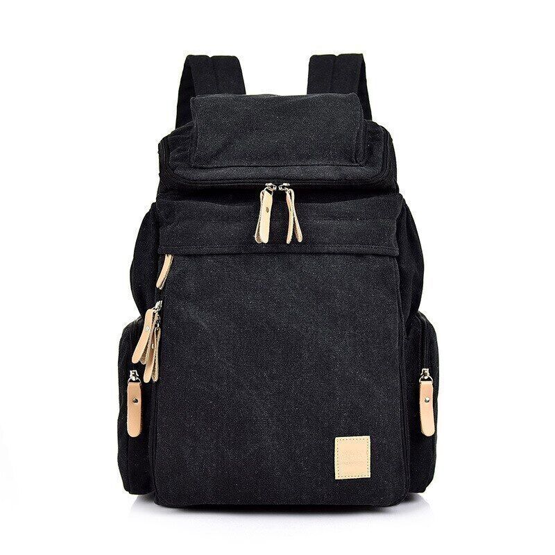 Canvas Travel Backpacks Men Casual Bag Bucket Bags Travel Bags