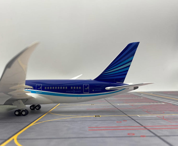 29CM 1:200 Hogan Azerbaijan Boeing 787-8 Airplane ABS Plastic Aircraft Model