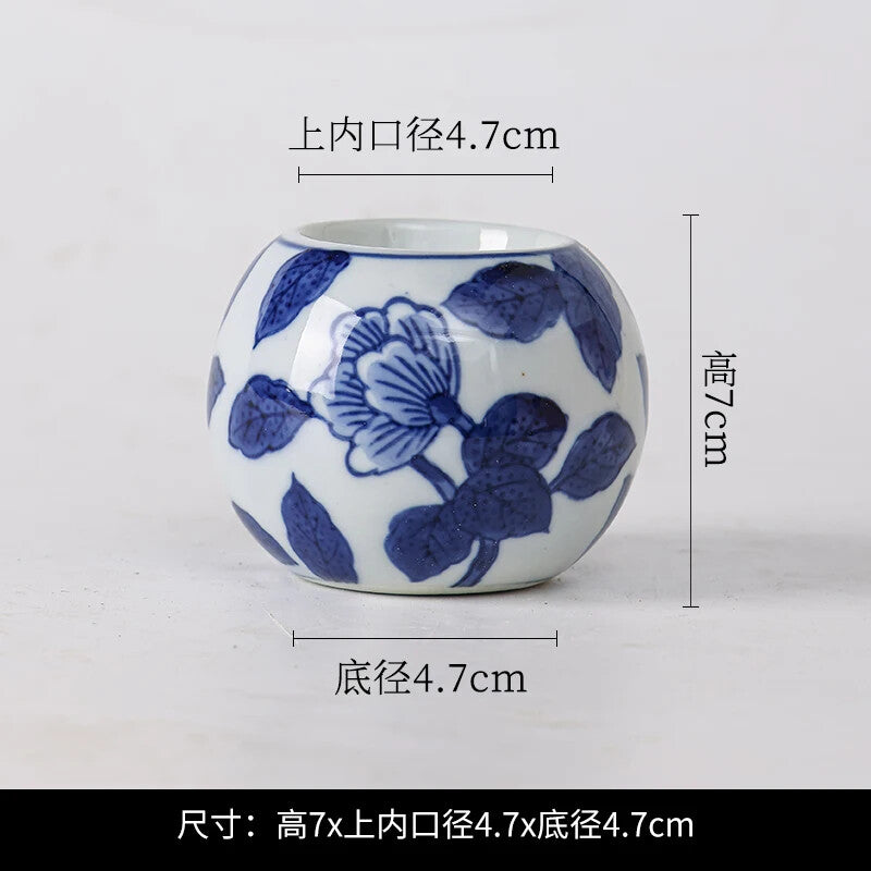 Blue and White Porcelain Ceramic Household Dining Table Desktop Decoration