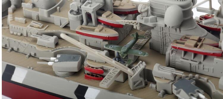 Forces of Valor Germany Bismarck battleship Series 1/700 diecast model ship