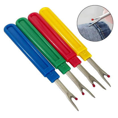 4* Blue/Red/Yellow/Green Seam Ripper Sewing&Crafting DIY Tool Wide Applications