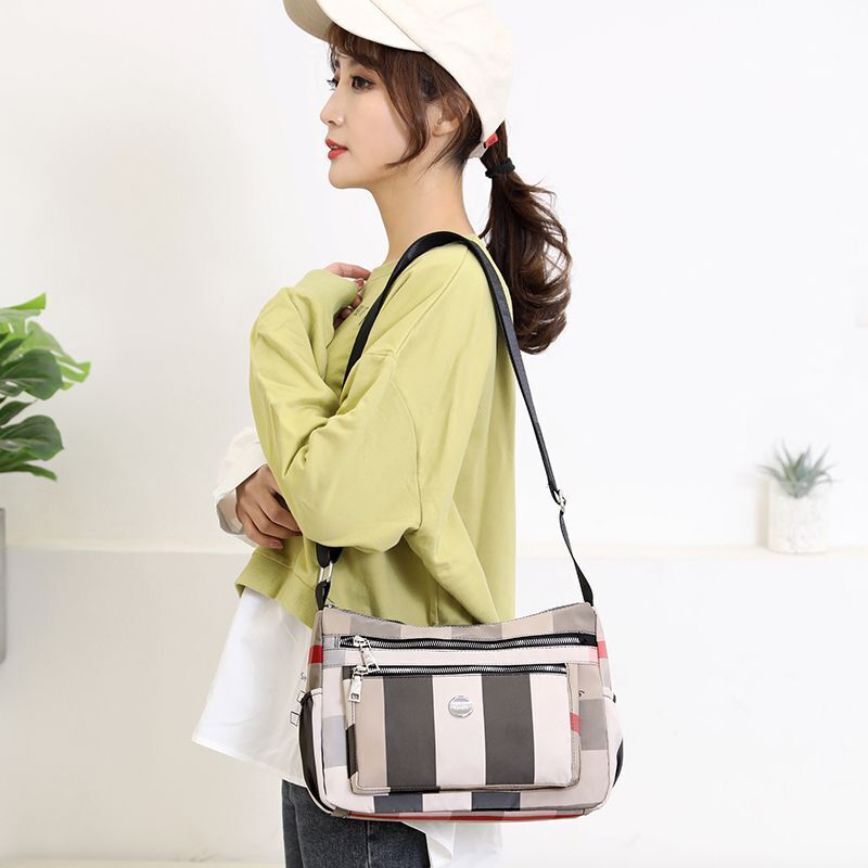 Shoulder Bag Crossbody Handbag Messenger Bags Nylon Waterproof Purse 29*22*10 CM