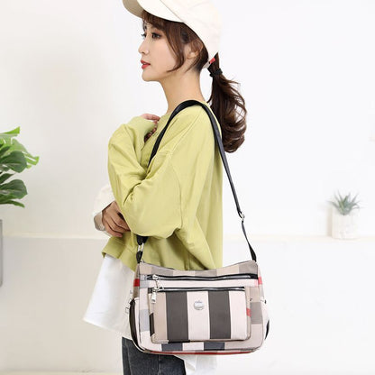 Shoulder Bag Crossbody Handbag Messenger Bags Nylon Waterproof Purse 29*22*10 CM