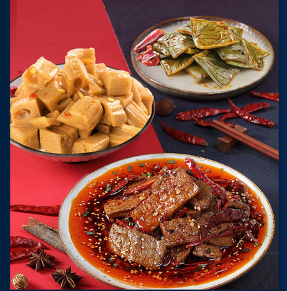 Chinese Snack Box Assorted Asian Duck Neck Spicy Food Pack