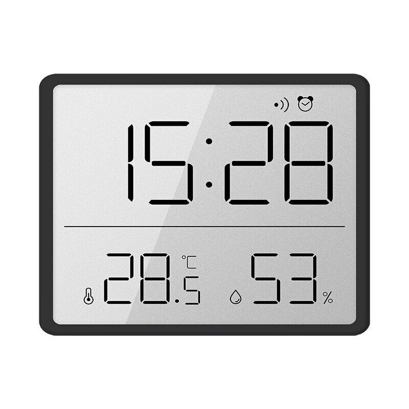 Alarm Clock ABS Plastic Digital Refrigerator Magnetic Multi-Functional LCD Decor